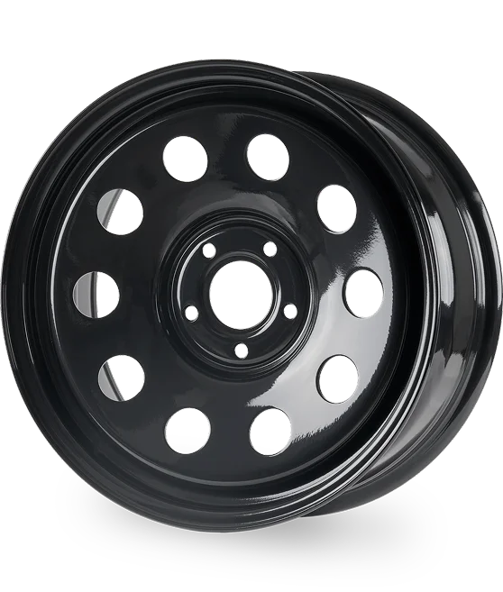 4 x  Steel Wheels